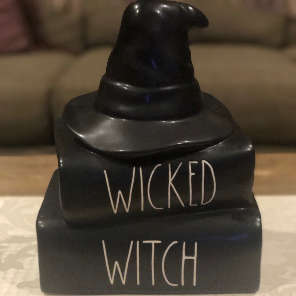 Brand New Rae Dunn Wicked Witch Book Stack